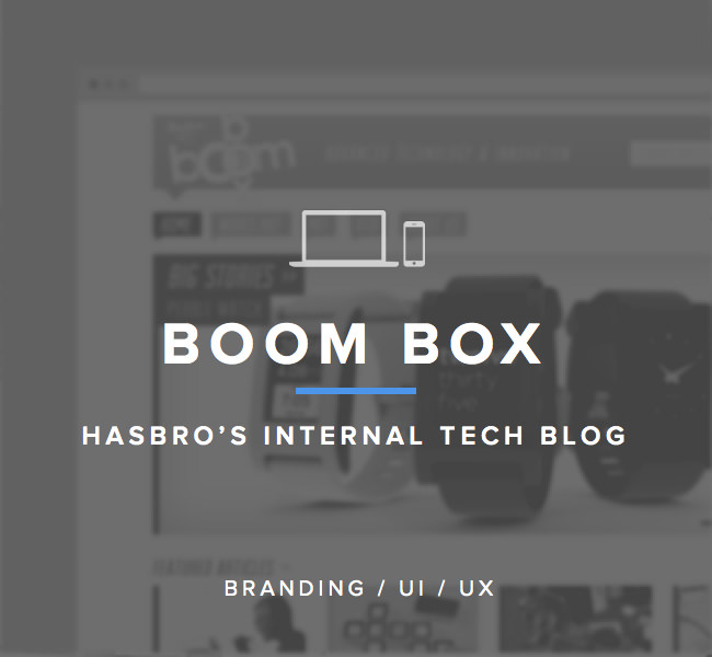 Hasbro's Internal Blog